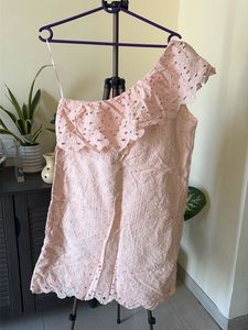 Peach One Shoulder Dress