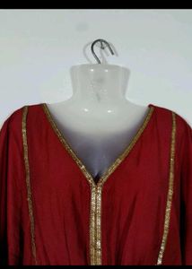 Maroon Kaftan Kurta...