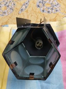 Vintage Hexagonal Lantern Lamp wall mounted