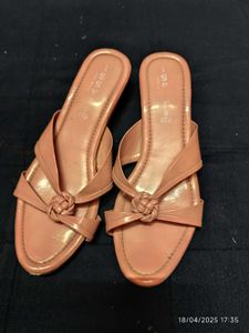 Nude Knot Detail Sandals