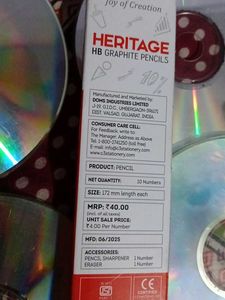 C3 Heritage 10 HB Graphite Pencils