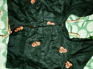Elegant Black Embroidered Blouse