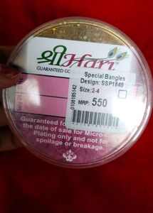 Shrihari Gold Plated Bangles