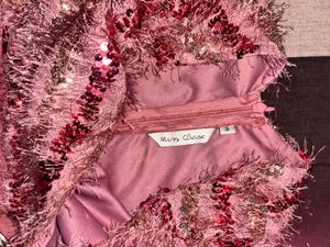 Chic Pink Jumpsuit with Textured Top