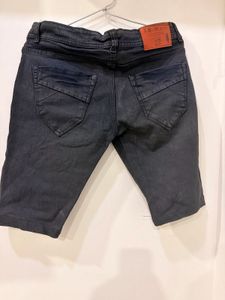 Ts Men's Black Denim Shorts