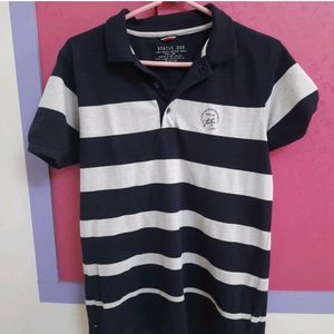 Men's Striped Polo Shirt