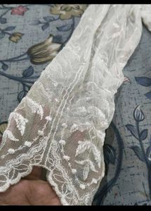 Elegant White Ethnic Gown