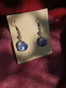 Charming Blue Drop Earrings