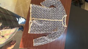 Crocheted Floral Cardigan