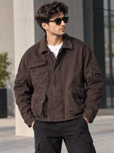 Zara Brown denim  Utility Jacket