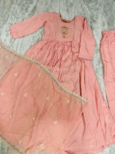 Elegant Pink Kurta Set with Dupatta