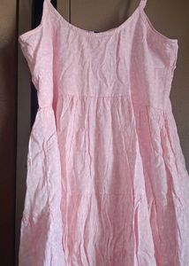 Pink Floral Mini Dress