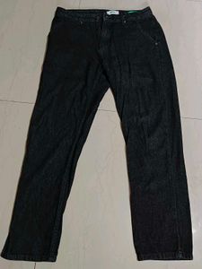 Glitchez Charcoal Black Relaxed fit jeans