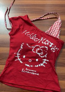 Red Hello Kitty Tank Top
