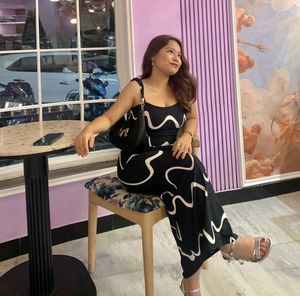 Vibrant Black Dress