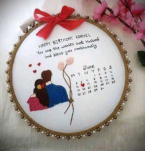 Birthday Embroidery 🪡 work