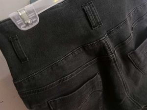High Waisted Black Denim Jeans