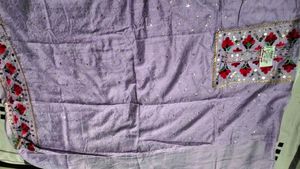 LAVENDER colour beautiful gota pati suit