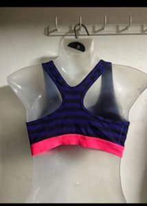 Nike Striped Sports Bra
