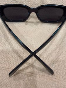 Black Rectangular Sunglasses