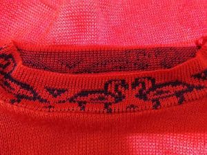 Charming Red Duck Print Sweater