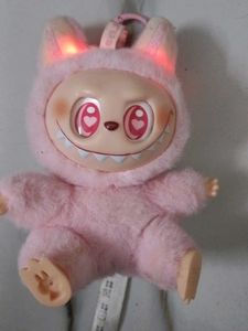 Cute Pink Plush Toy Keychain