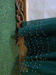 Elegant Green Embellished Gown