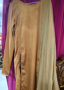 Elegant Golden Kurta