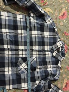 Checked Blue Casual Shirt