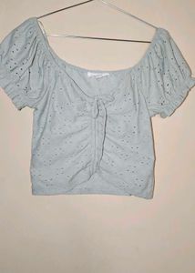 Cute Light Blue Top