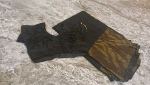 Elegant Black Saree with Blouse