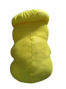 Cute Yellow Teddy Bear with Hat and 'LOVE' Heart S