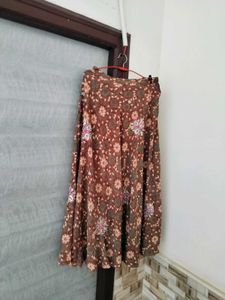 Floral Midi 3 Skirt