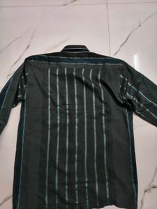 Men's Striped Cotton Blend Shirt