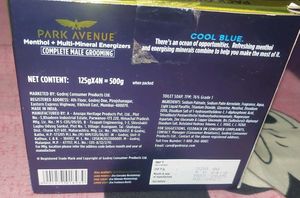 PARK AVENUE Premium Men's Soap Cool Blue Pack Of 4