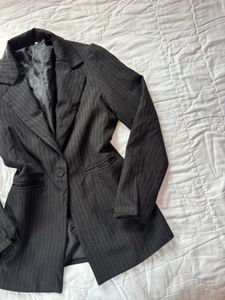 Classic Pinstripe Blazer