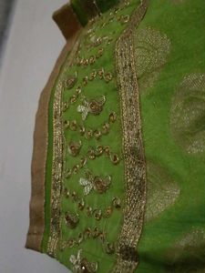 Green Embroidered Kurta