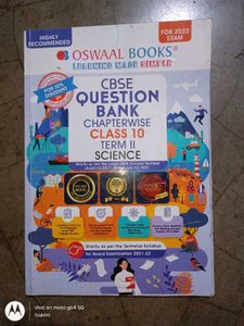 Oswall CBSE question bank science class 10 book