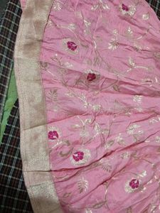 Beautiful Pink Embroidered Lehenga Choli