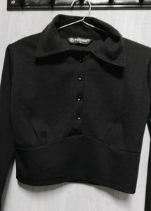 Black Long Sleeve Top