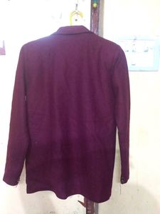 Vintage Burgundy Blazer