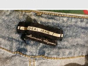 Light Wash Denim Mini Skirt