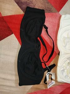 2 Pack Black &amp; Cream Bras