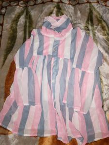 Striped Sheer Blouse