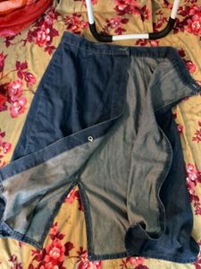Vintage Denim skirt convertible