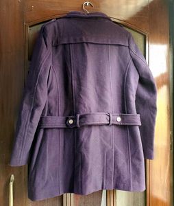Pure Wool Solid Coat HONEY BY PANTALOONS