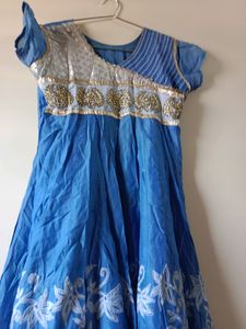 FREE Blue Colour Anarkali