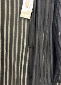 Sheer Striped Duster Cardigan