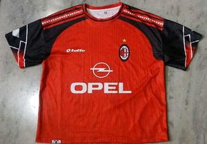 AC Milan Opel Retro Football Jersey