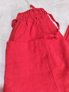 Red Palazzo Pants - Comfy &amp; Stylish
